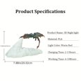 thumbnail image 3 of Light Up Your Kids‘ Room with this Magical Fire Dragon 3D Printed Night Light!, 3 of 6