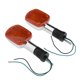 thumbnail image 3 of Par Luces Intermitentes para Motocicleta 8mm para Honda Shadow VTX Steed Rebel 250 400 750, 3 of 7