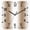 Khaki white, variant on Purple White Ombre Wooden Wall Clock Silent Non Ticking, Modern Abstract Art Farmhouse Gradient Square Wall Clocks Battery Operated, Decor Clock for Home Office, Living Room, Kitchen, 10 Inch