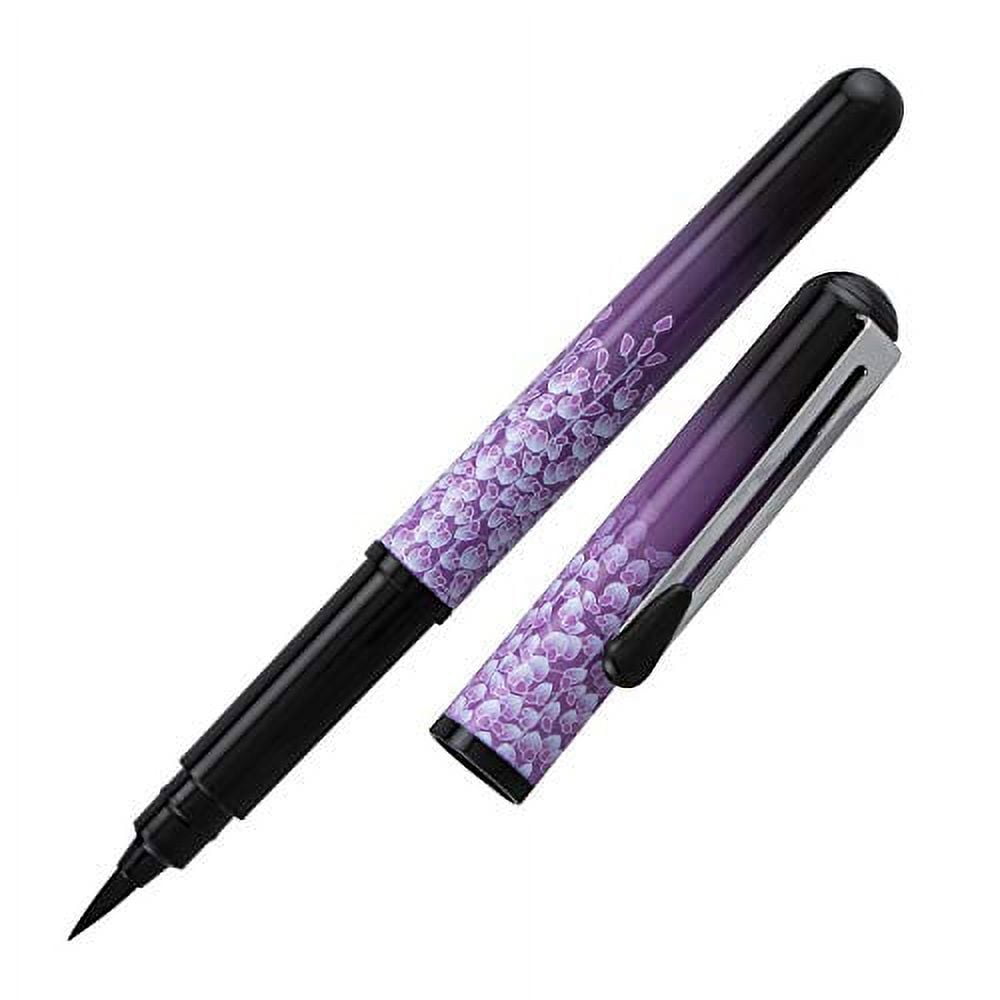 Pentel Arts Limited Edition Refillable Pocket Brush Pen Wisteria Wrap (PTAGFKP3J1BPA)