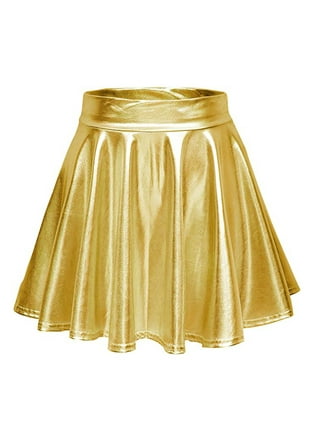 Metallic Skirt Gold