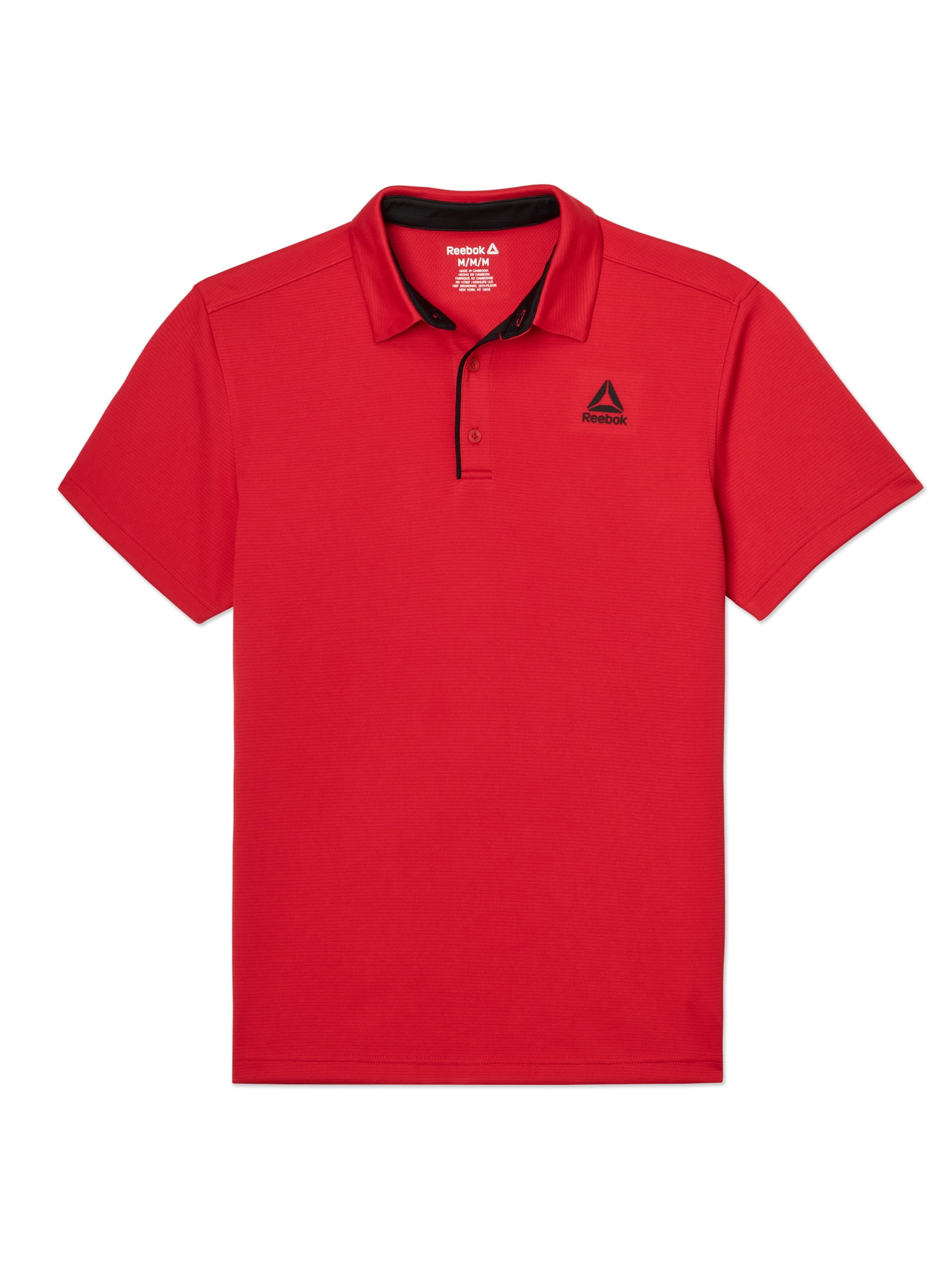 Reebok Men's and Big Men's Performance Polo Shirt, Sizes XS-5XL