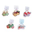 thumbnail image 2 of Here's a polished product description based on your input:\n\n \n\n**10pcs Christmas Hair Ties Set – Elastic Soft Fabric Hair Rings for Ponytail Holders, 2 of 3
