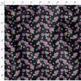 thumbnail image 4 of Soimoi Black polyester Crepe Fabric Artistic Flower & Geometric Decor Fabric Printed Yard 42 Inch Wide, 4 of 5