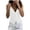 White, variant on Womens 2024 Summer Fashion Casual Vest British Style Solid Frenulum V Neck Tank Tops Undershirt Top L