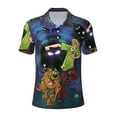 thumbnail image 7 of Saiise Scooby-Doo Af Mens Golf Shirt Moisture Wicking Dry Fit Mens Polo Shirts Dry Fit Performance Men's Golf Shirts Regular Fit Fashion Print, 7 of 7