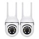 thumbnail image 1 of 2X, Cámaras WiFi de 2,4 GHz para Seguridad Doméstica, Cámaras de Vigilancia Domo 1080P, Vista de 360°, Audio Bidireccional, 1 of 8
