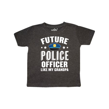 

Inktastic Future Police Officer Like My Grandpa Gift Toddler Boy or Toddler Girl T-Shirt
