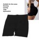 thumbnail image 4 of Pantalones cortos de yoga pantalones cortos de entrenamiento de secado rápido con levantamiento de cadera de cintura alta control del vientre negro para gimnasio para dama ANGGREK Otros, 4 of 8