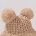 thumbnail image 2 of Fnooota Womens Knit Hats, Windproof Fashion Warm Winter Beanies for Women Khaki Size M, 2 of 3