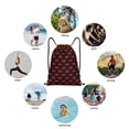 thumbnail image 6 of Sikiie Red Beautiful Lips Drawstring Backpack Drawstring Bags, Draw String Back Bag for Sports, Gym, Travel, Swimming, Beach-Small, 6 of 6