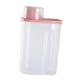 thumbnail image 3 of Caja de almacenamiento de detergente para ropa de uso doméstico, lata de almacenamiento de detergente, contenedor de arroz Rosa, 3 of 9