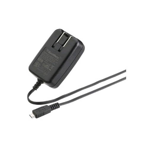 OEM BlackBerry Micro USB Travel Charger with Folding Blades - Universal