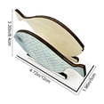 thumbnail image 3 of Cififendec Coastal Wooden Napkin Holder, 4.72"×3.3", Summer Nautical Distressed Wood Tabletop Tissue Dispenser for Dining Table Beach Cottage Decor, 3 of 8