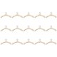 thumbnail image 1 of 15pcs Miniature Hanger Model Wooden Mini Clothes Hanger Doll Clothes Hanger Doll House Accessory, 1 of 4