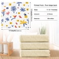 thumbnail image 6 of Yayeee 6 Pack Kitchen Dish Cloths Set for Washing Soft Drying Absorbent Microfiber Towels, Tropical Rhythm, 6 of 9