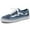 Blue, variant on CHICVOMEY Low Top Fashion Sneakers for Women Canvas Tennis Shoes Lace Up Casual Walking Sneakers Comfort with Non-Slip Flexible Sole
