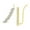 10K Yellow Gold, variant on FINE JEWELRY Sterling Silver Marquise-shape Diamond Fashion Earrings (5/8 cttw, I1 Clarity, I-J Color)