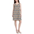 thumbnail image 2 of FORMRS Summer Dress for Women Loose U Neck Sleeveless Midi Beach Sundresses with Pockets, Orange Art Pattern, 2 of 8
