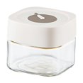 thumbnail image 4 of Frasco de vidrio, frasco hermético, recipiente para kimchi, frasco para encurtidos, apilable, contenedor de té, para Blanco 500ml, 4 of 9