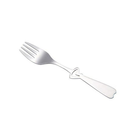 

Dragonus Stainless Steel Heart Shaped Dessert Fork & Spoon Cutlery