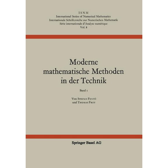 International Numerical Mathematics Moderne Mathematische Methoden in Der Technik, Book 8, (Paperback)