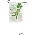 thumbnail image 5 of SKYSONIC Cute Cartoon Leprechaun Dancing Double-Sided Printed Garden House Sports Flag-12x18(in)-Polyester Decorative Flags for Courtyard Garden Flowerpot, 5 of 6