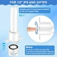 thumbnail image 2 of Tub Spout Adapter, Bathtub Faucet Spout Adapter Slip Fit for Copper, Universal Fits 1/2in Pipe, 1/2in IPS and 3/4in IPS, 2 of 7