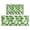 St. Patrick's Day-3, variant on St. Patrick's Day and Hearts Kitchen Rugs Set Of 2 (L-Shape), 17"X30"+17"X47" Anti-Fatigue, Non-Slip Washable for Kitchen