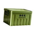 thumbnail image 2 of Contenedor de almacenamiento con tapa, caja de almacenamiento multifuncional grande con tapa para juguetes Verde, 2 of 9