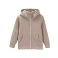 thumbnail image 5 of KAUOD Youth Girls Fleece Jogging Set 22 Piece Zip up Cute Hoodies+soft Warm Wide Leg Sweatpants Outfits for Teen Kids, 5 of 9