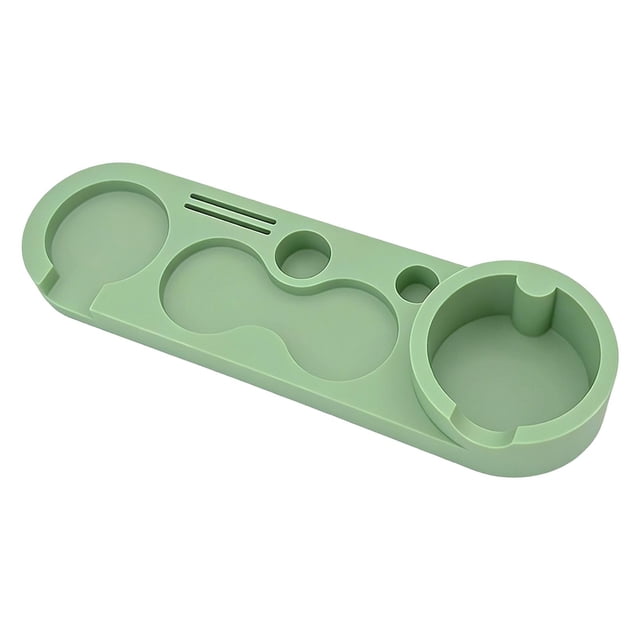 veasfak Coffee Tamper Station Stand Gifts Support Base for Bar Shop Espresso Machine Green