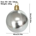 thumbnail image 3 of Inflatable Christmas Ball, Festive Holiday Yard Decoration, Outdoor Patio Ornament, Easy Setup, Illuminated Display for Home, 3 of 9