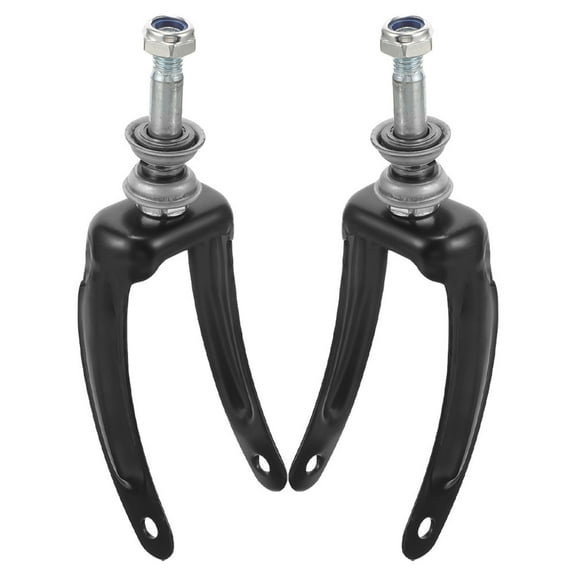 Soimiss 2Pcs Black Wheelchair Front Fork for Daily Use and Smooth Operation