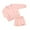 Pink, variant on SDJMa Girls Boys Fall Winter Long Sleeve Round-Neck Blouses And Casual Shorts Baby Sport Suit