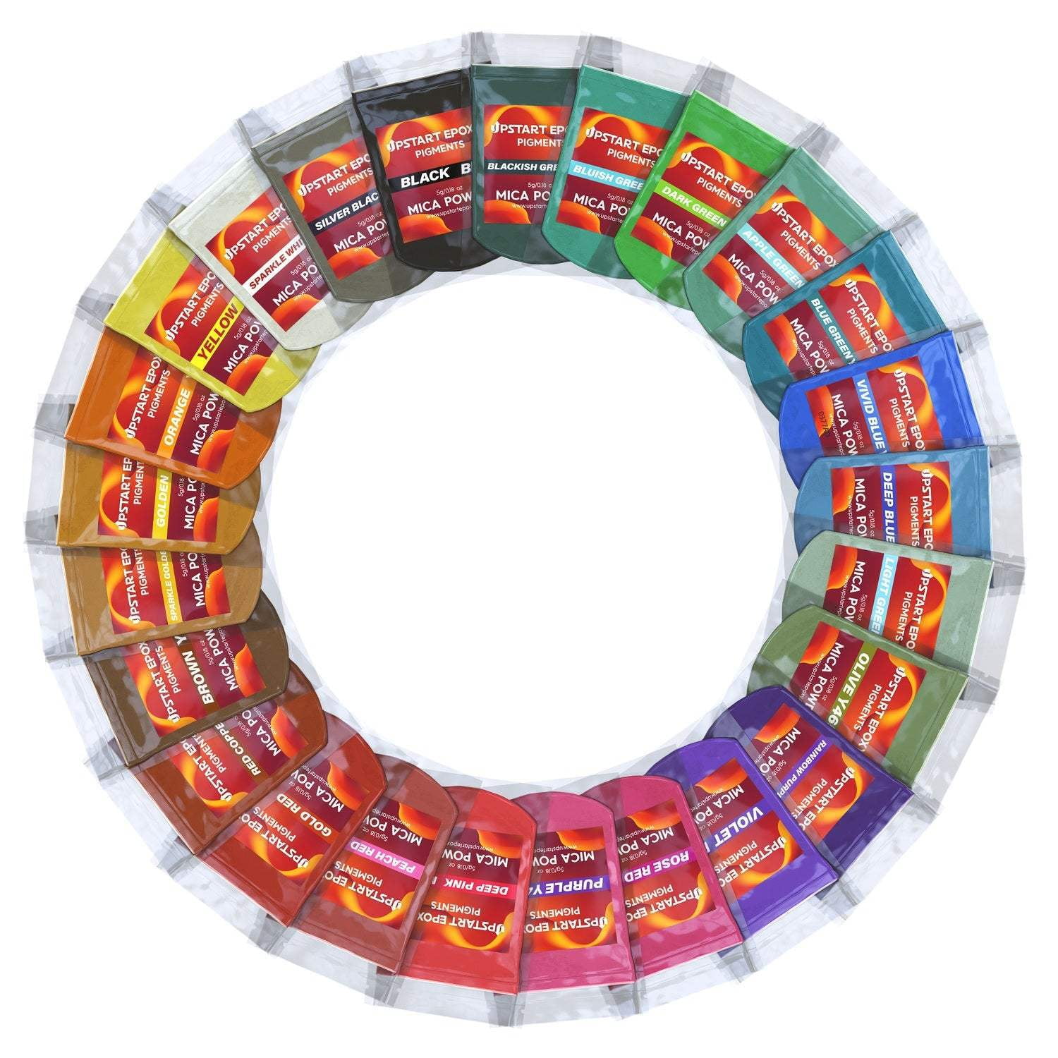 Epoxy Resin Dye Mica Powder  25 Powdered Pigments Set