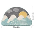 thumbnail image 5 of Bathroom Rug, Extra Soft Absorbent, Non Slip Bath Mat, Carpet for Tub, Shower, Bath Room, 17.8 x 29 Inch, Sky, 5 of 5