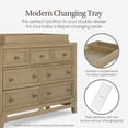 thumbnail image 5 of Evolur Modern Changing Tray, Alpine Oak, 5 of 8