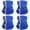 Blue, variant on DOVACKA 4 Pcs Neck Gaiter Face Mask for Men Reflective Face Cover Scarf Summer UV Sun Protection Balaclava Bandana for Work