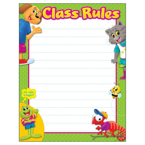 T-38459 - Class Rule Playtime Pal Learn Chart by Trend Enterprises Inc.