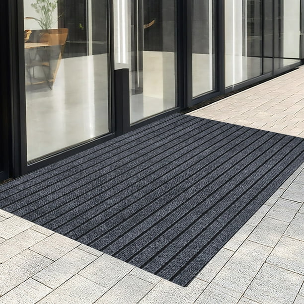 Apmemiss Clearance Door Mat Outdoor Entrance, Extra Durable Front Door Mat Outside, Heavy Duty Welcome Mat for Outside Entry, Back Door Mats Non Slip, Waterproof All-Season Doormats