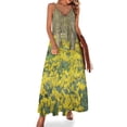 thumbnail image 1 of Un anfitrión de narcisos dorados Vestido sin mangas Vestido vintage de verano mujer 2024 ropa de verano para mujer, 1 of 7