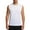 002 White, variant on Men's Athletic Workout Tank Top Solid Color Casual Breathable Ice-Silk Sleeveless Shirts
