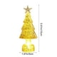 thumbnail image 3 of Adorno de escritorio para árbol de Navidad brillante | Acento decorativo de luces nocturnas LED | Plástico multicolor, 15x5cm | Ambiente festivo de las fiestas | Regalo único, decoración del hogar, 3 of 6