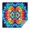 Vibrant Tie Dye, variant on Tie Dye Colorful Flower Pattern Square Tablecloth,Waterproof Square Table Cover,Wipeable Spillproof Washable Table Cover for Home Kitchen Party Decor 42"X42"(107x107cm)
