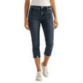 thumbnail image 3 of Women's High Waisted Ripped Skinny Jeans Stretchy Denim with Pockets Cropped, 3 of 9