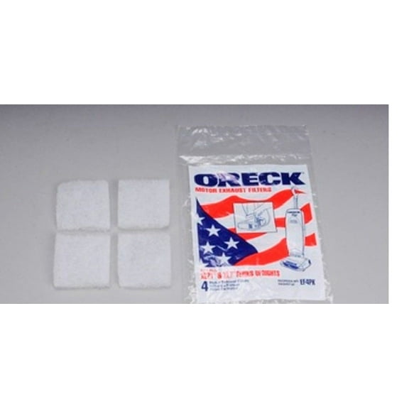 Xl-21 Series Upright Vacuum Motor Filters 4 Pk Genuine Part # Ef4pk By Compatible with Oreck