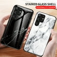 thumbnail image 2 of Allytech Galaxy S24 Ultra Case Marble, Tempered Glass Back Cover TPU Shockproof Protective Anti-scratch Slim Fit Case Cover for Samsung Galaxy S24  Ultra 5G - Green, 2 of 9