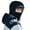 #590-Black, variant on Balaclava Face Mask Adjustable Windproof UV Protection Hood