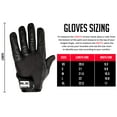thumbnail image 4 of Rimsports Breathable, Sweat Absorbent, Dual Padding, Double Stitching Men and Women Full Finger Leather Black Weight Lifting Gloves, XS, 4 of 6